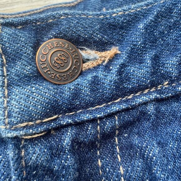 Lucchese Jeans 35x30 Straight Fit Med Wash Blue Denim Western Cowboy Workwear - Picture 6 of 9